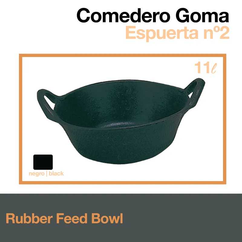 COMEDOURO BORRACHA Nº2