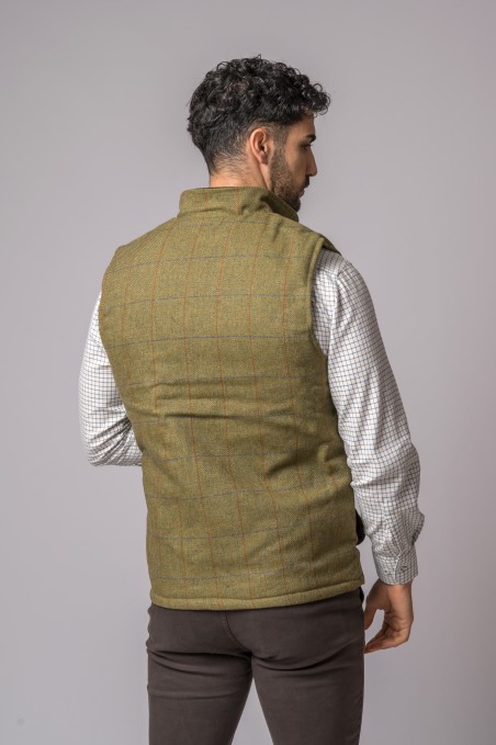 COLETE TWEED FOREST GREEN