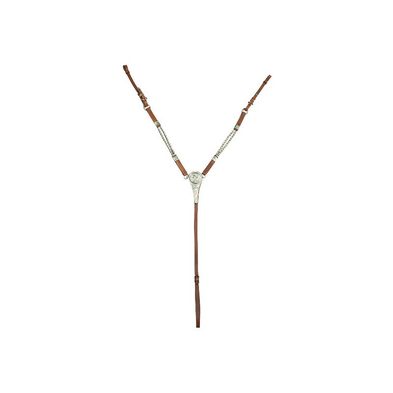 Peitoral AMERICANO LUXO COM ADORNOS PRATEADOS