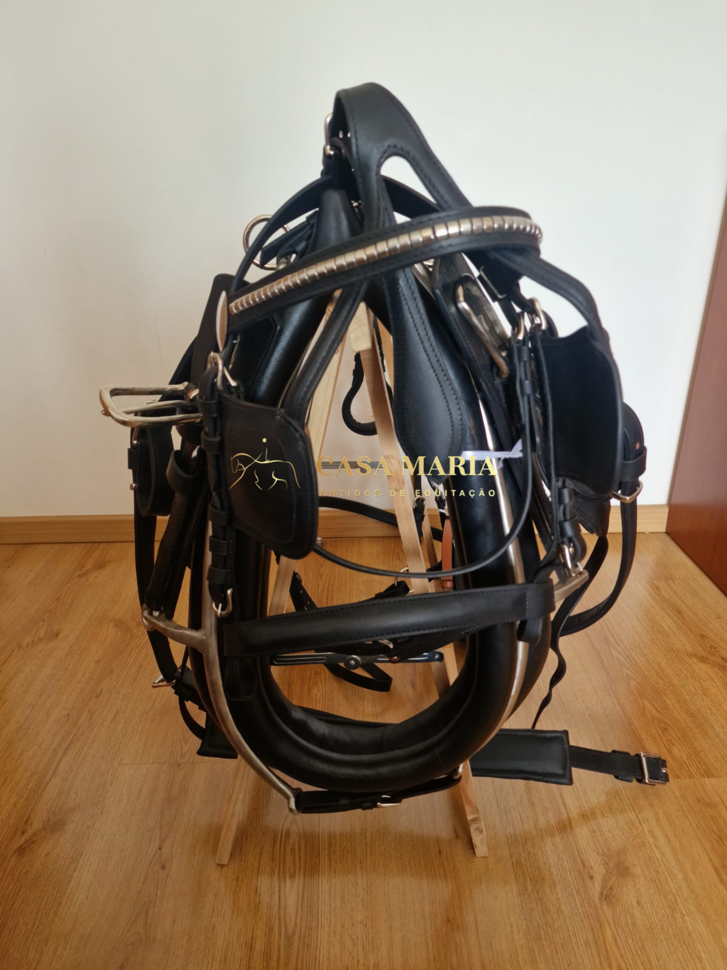 Arreios De Atrelagem Com Coelheira - Em couro