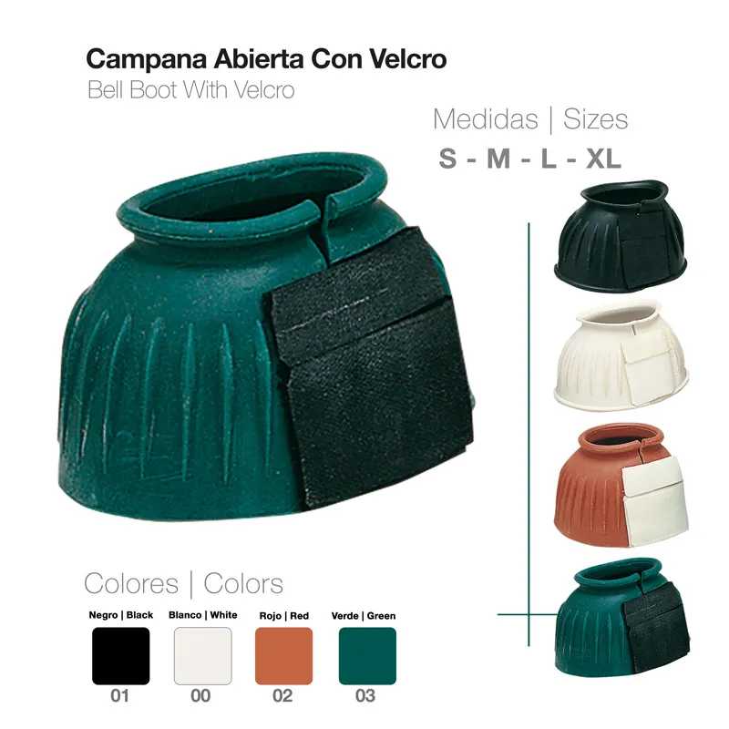 CLOCHES ABERTA C/VELCRO