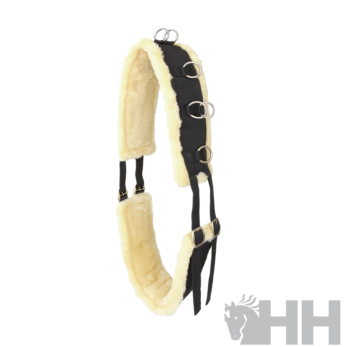 CILHÃO HH DRESSAGE NYLON/BORREGO