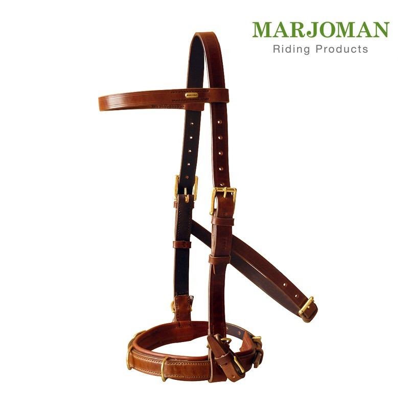 Cabeçada Viena com francaletes para embocadura Marjoman