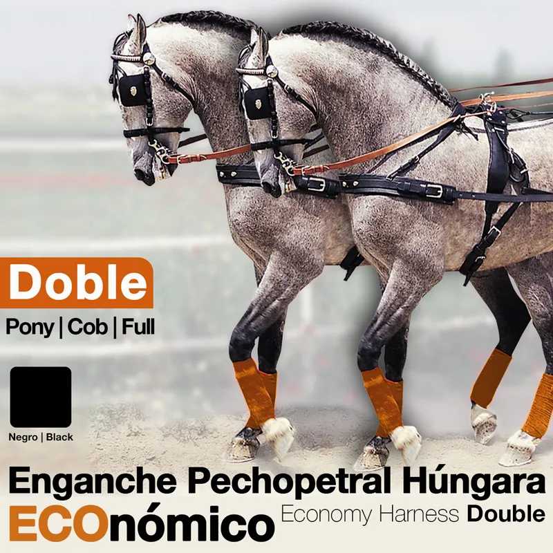 ARREIOS DE ENGATAR PARELHA EM COURO - MODELO ECONOMICO