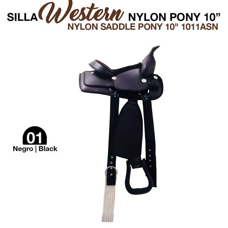 SELA AMERICANA NYLON PONEI 10- PRETA