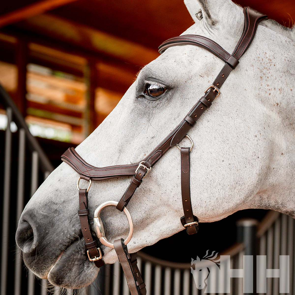 CABEÇADA INGLESA HORSEWARE MICKLEM 2 COMPETITION BRIDLE (SEM RÉDEAS)