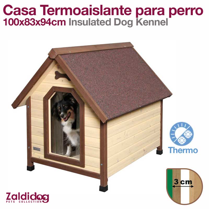 CÃO CASOTA COM ISOLAMENTO