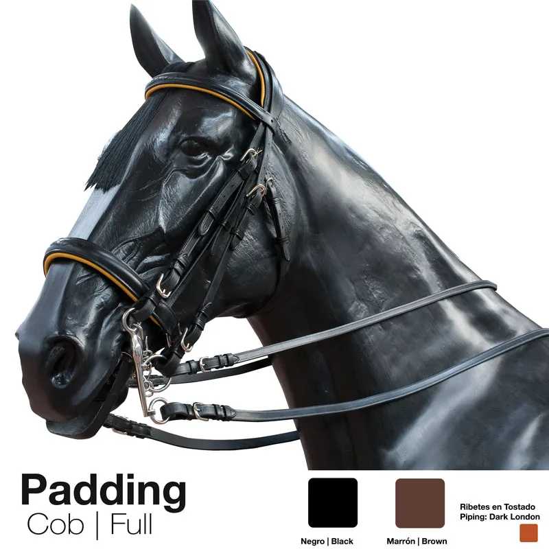 CABEÇADA FREIO E BRIDÃO PADDING