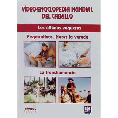 DVD VÍDEO-ENCICLOPEDIA MUNDIAL DEL CAVALO. A GALOPAR, JINETES Y CAVALOS. LOS ÚLTIMOS VAQUEIROS. PRE