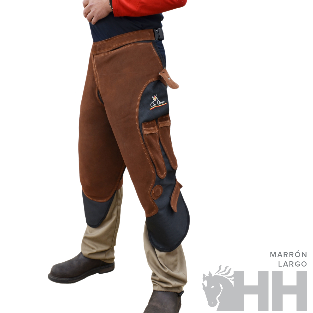 SAFÕES FERRADOR CON CUERO OLIMPIC FIBRA-CAMURÇA