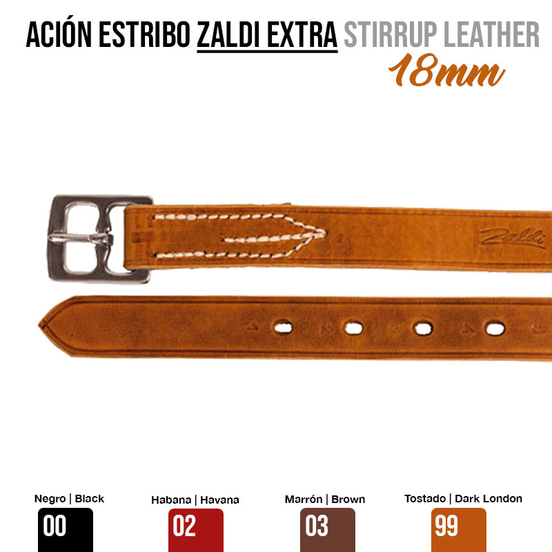 LOROS ESTRIBO ZALDI EXTRA 18MM.