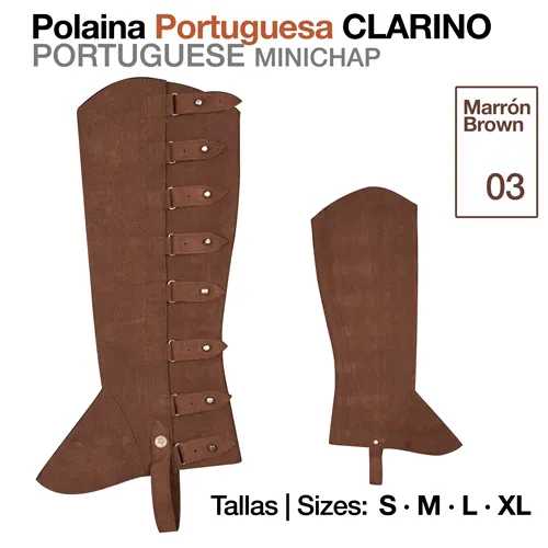 POLAINAS PORTUGUESA CLARINO CASTANHO