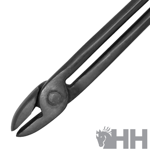 Alicate de corte metálico preto com cabo longo