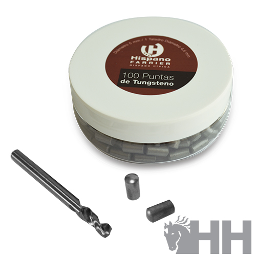 PONTAS TUNGSTÉNIO HISPANO FARRIER DIÂMETRO 5 mm (CAIXA 100 UNIDADES COM BROCA)