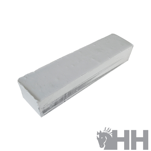 Bloco branco de espuma com textura irregular