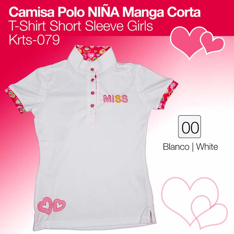 CAMISA POLO GIRLS M/CURTA KRTS-079