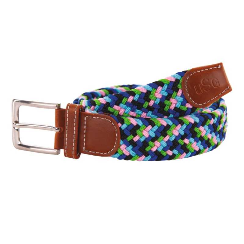 Cinto casual entrançado elástico USG