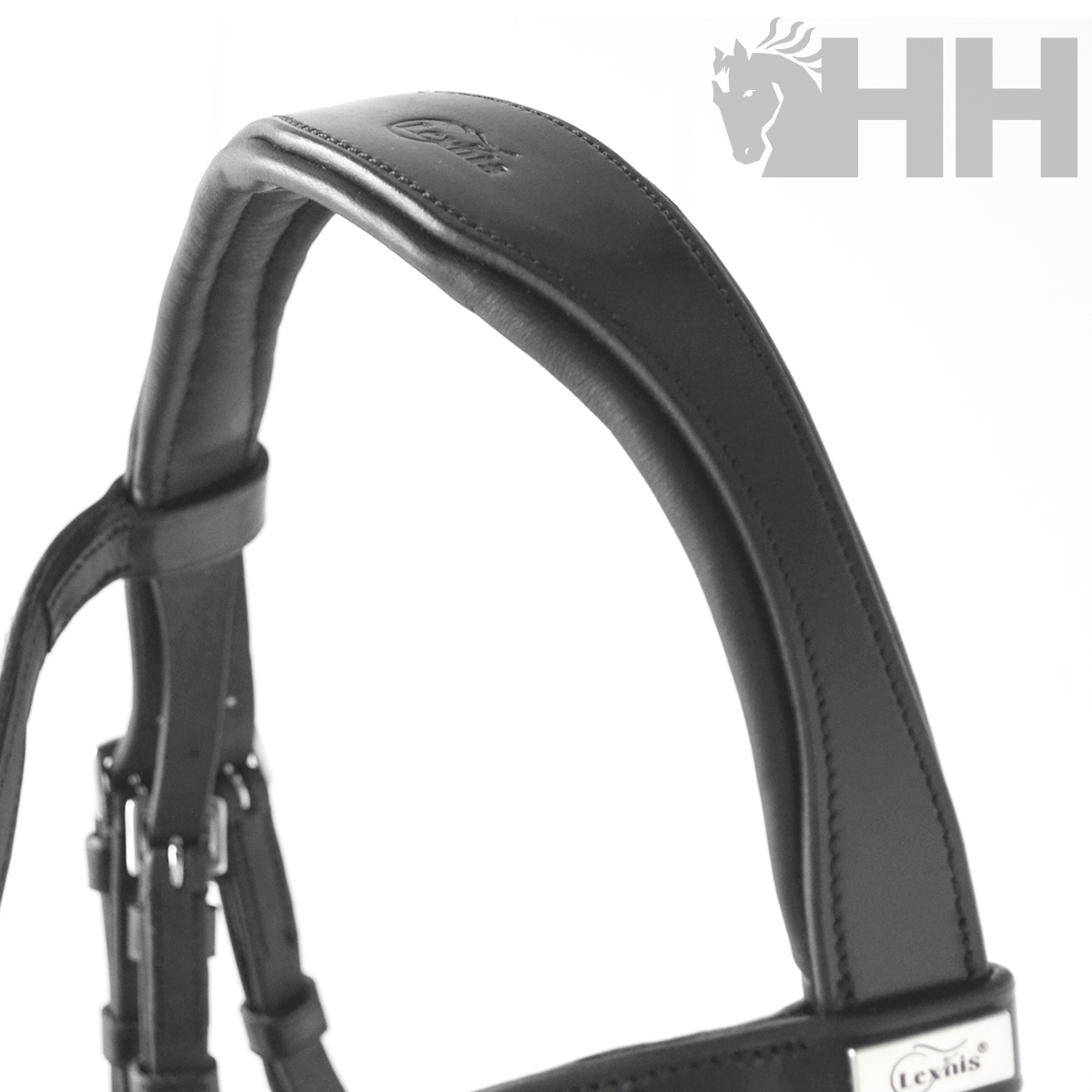 CABEÇADA INGLESA LEXHIS CLOE COM RÉDEAS LISAS