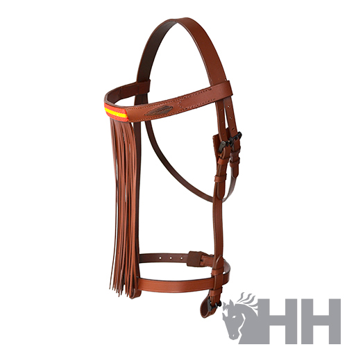 CABEÇADA VAQUEIRA HH ECO COM CISGOLA E BANDEIRA