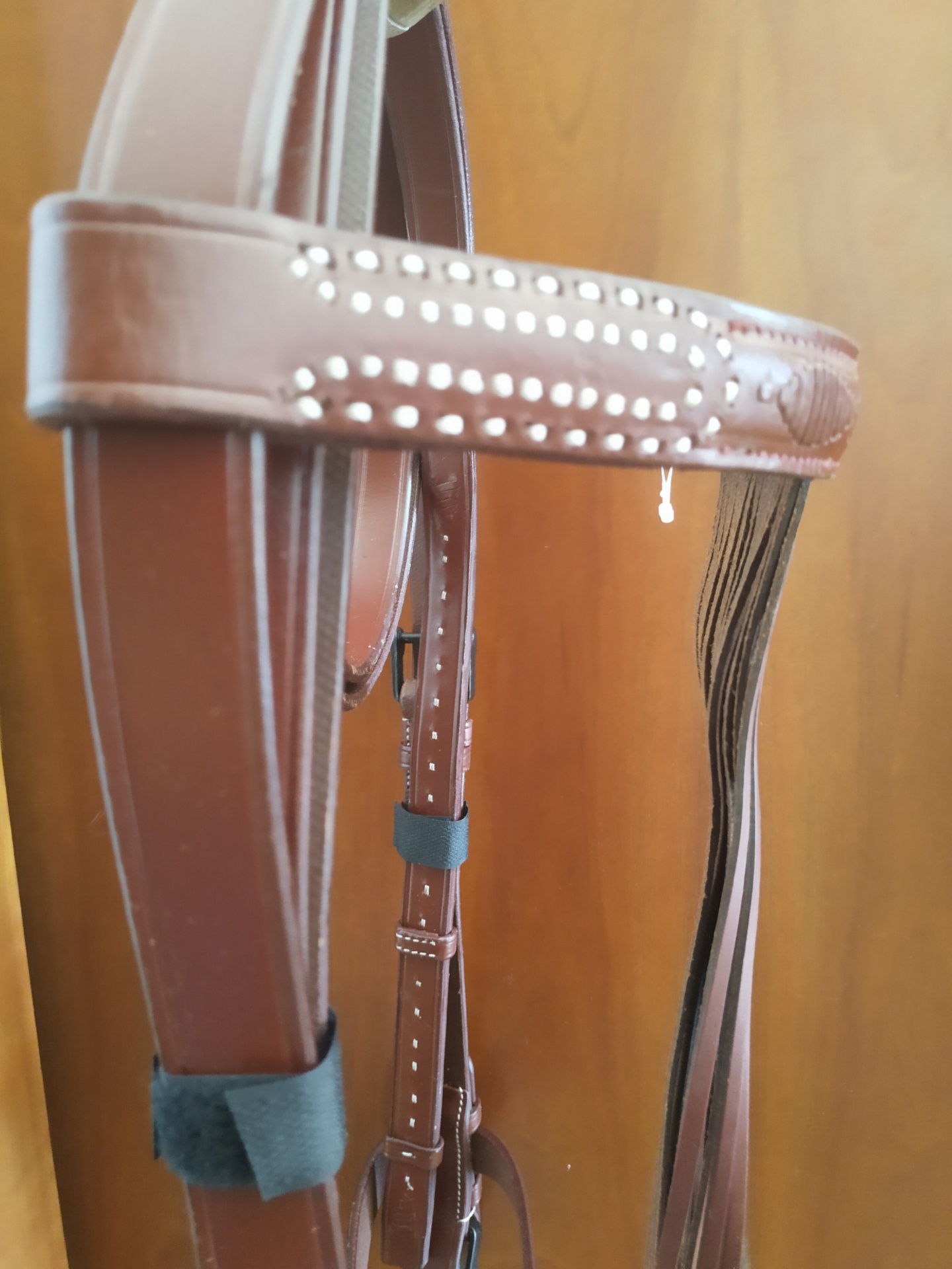 Cabeçada espanhola em couro