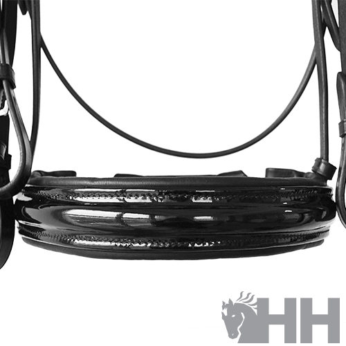 CABEÇADA INGLESA LEXHIS LUNA LUXE FREIO-BRIDÃO