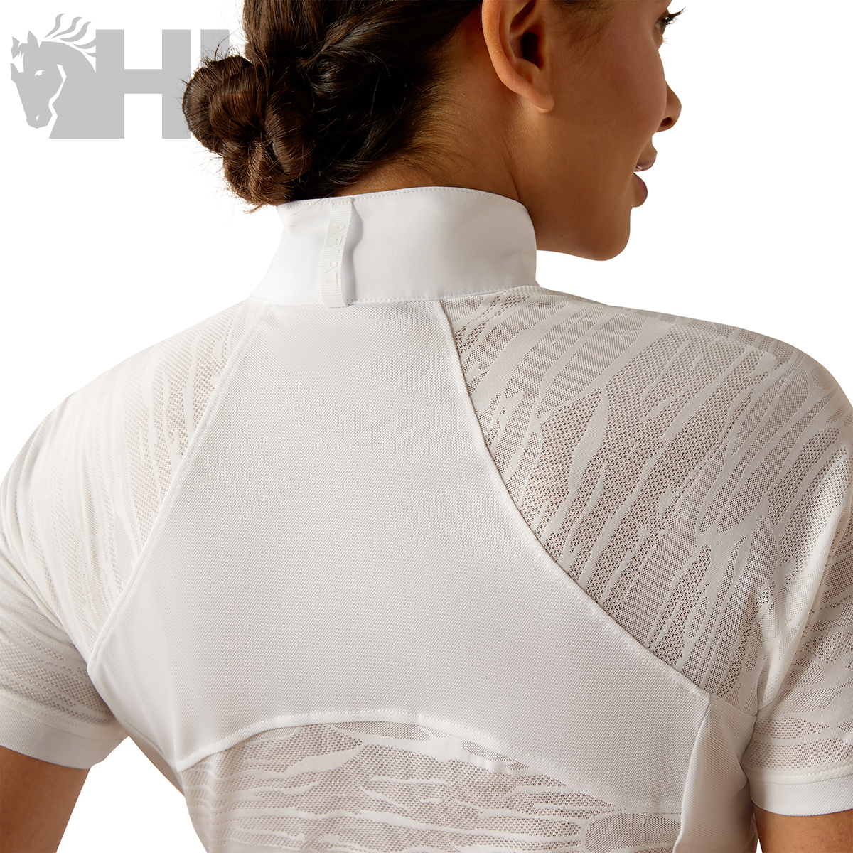 POLO CONCURSO ARIAT APTOS VENT 2.0 MANGA CURTA SENHORA