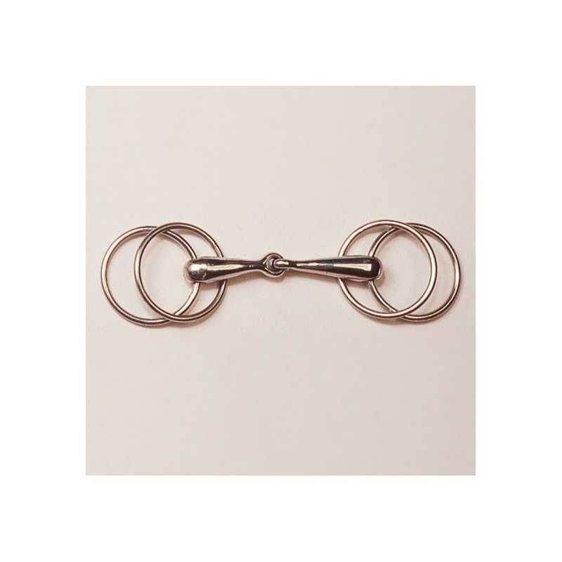 BRIDÃO DE ENGATAR QUATRO ARGOLAS EMBOCADURA GROSSA