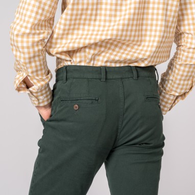 CALÇAS CHINO CLASSIC VERDE BOSQUE