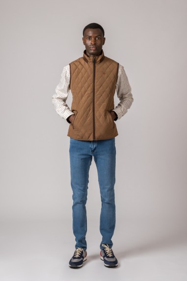 Colete Homem Cro British Camel