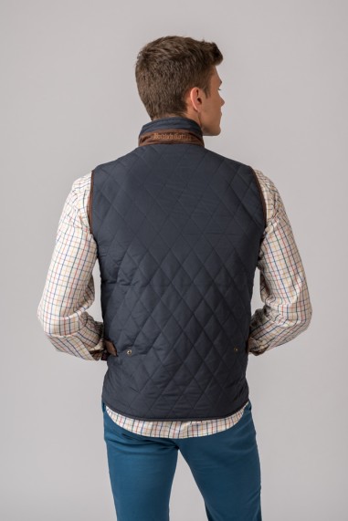 Colete Homem Cro British Azul Marinho