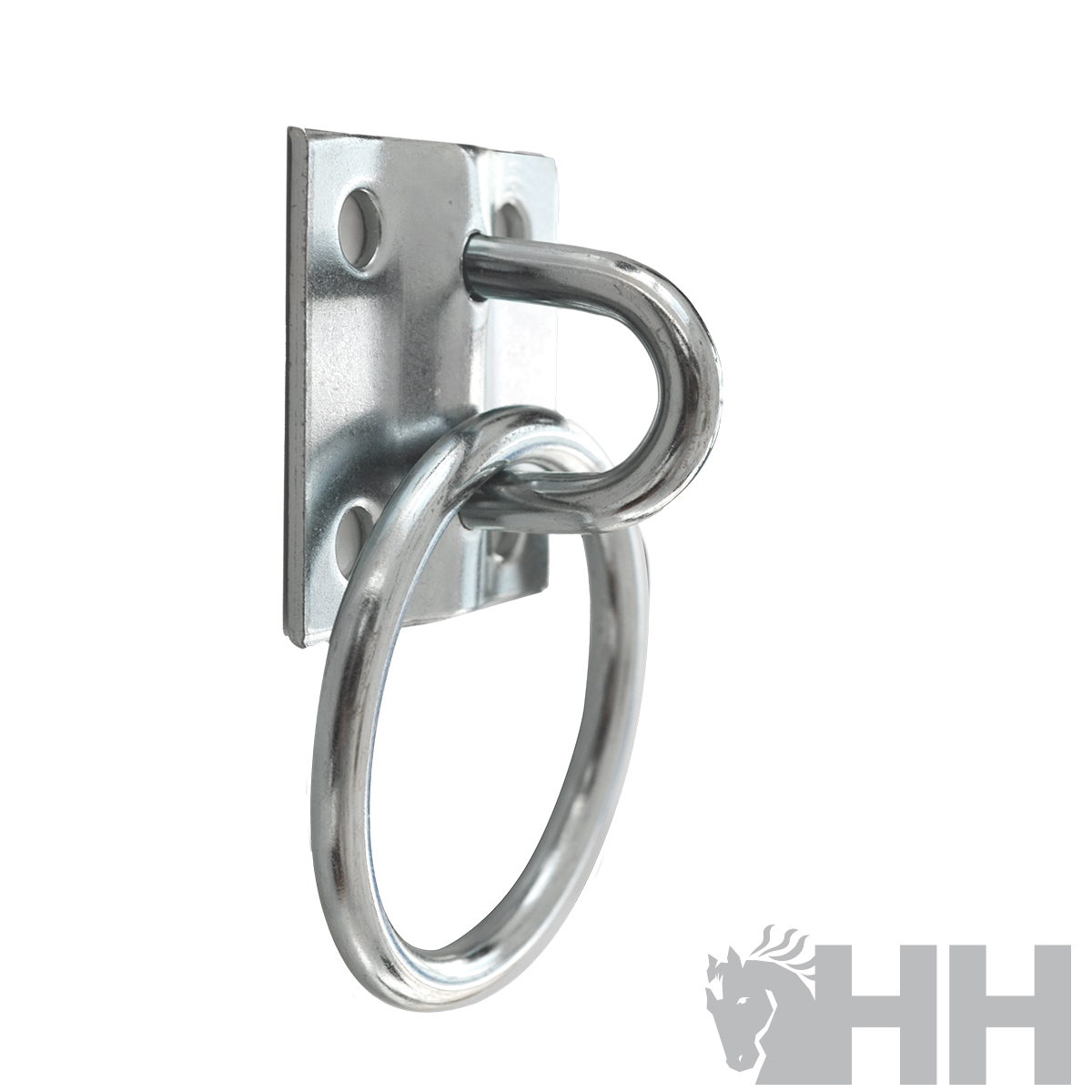 ARGOLA COM PLACA HH PARA FIXAR NA PAREDE