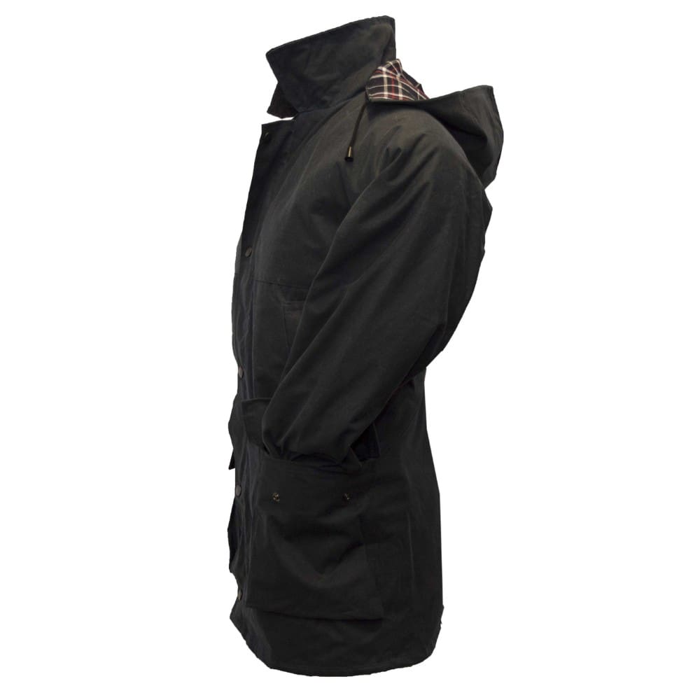 Casaco Encerado Blackstone Azul Marinho