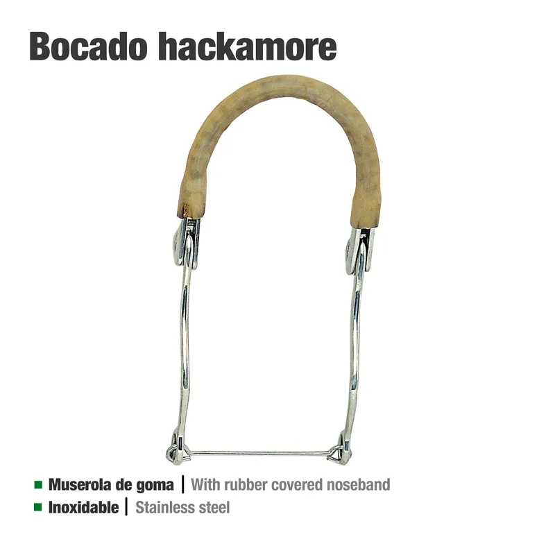 FREIO HACKAMORE INOX BORR. 25108