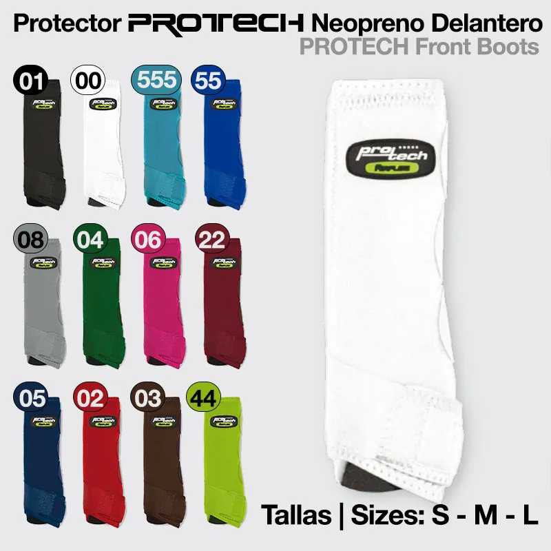 Meias Protector PROTECH neopreno em várias cores com etiquetas e tamanhos S-M-L.