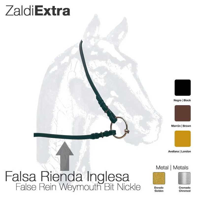 FALSA-RÉDEA INGLESA ZALDI EXTRA INOX