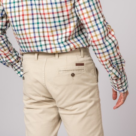 CALÇAS CHINO CLASSIC BEJE