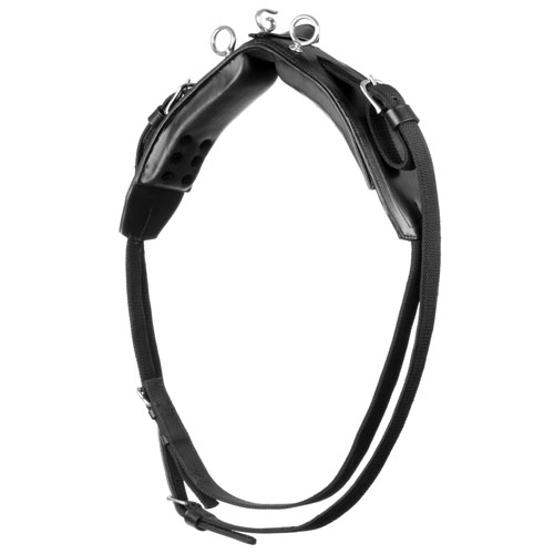 ARREIO DE ENGATAR LEXHIS BERLIN NYLON/COURO PEITORAL