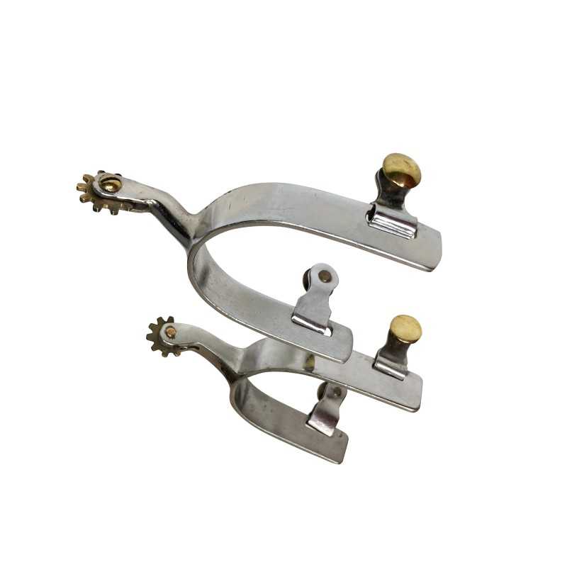 Esporas americana lisa niquelada