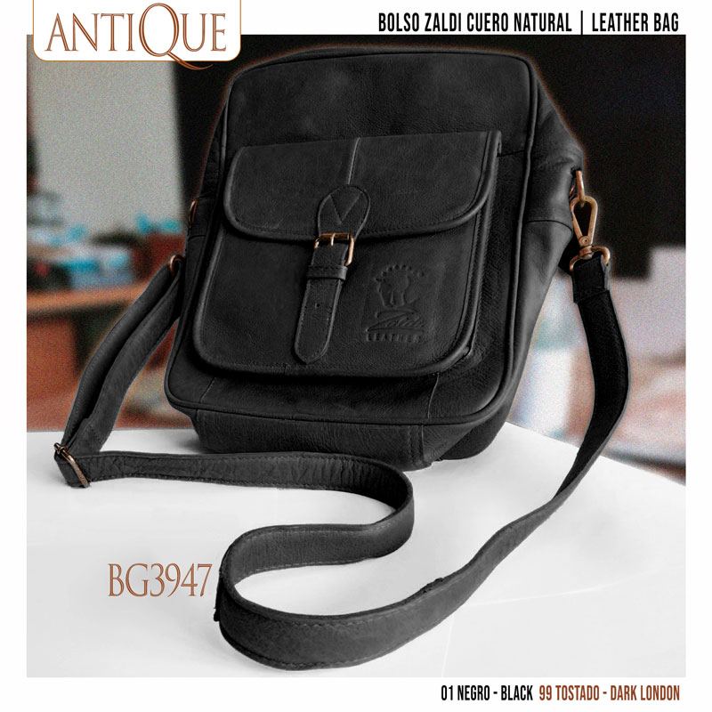 MALA ANTIQUE COURO NATURAL BG