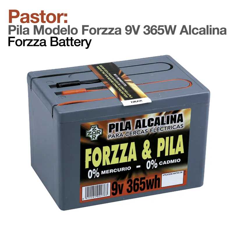 PILHA MOD.FORZZA 9V 365W ALCALINA