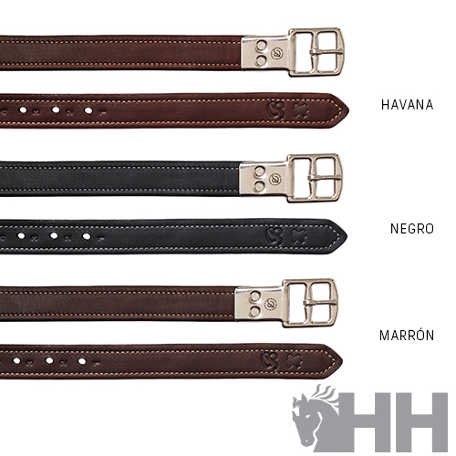 LOROS BATES COURO LUXE LEATHER COM FIVELAS (PAR)