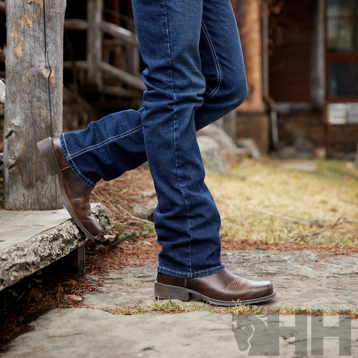 BOTA ARIAT RAMBLER WESTERN HOMEM (PAR)