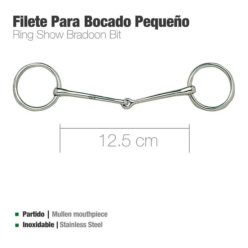 BRIDÃO PARA FREIO E BRIDÃO INOX. PEQ. 25540 12.5CM
