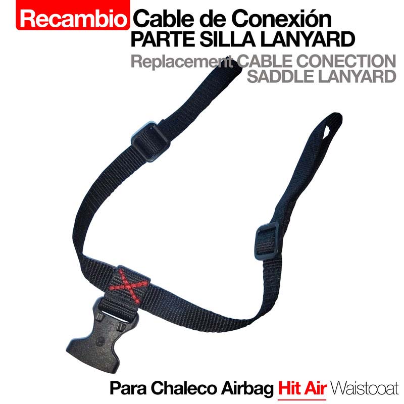 COLETE AIRBAG HIT AIR Cabo de conexão PARTE COLETE LANYARD