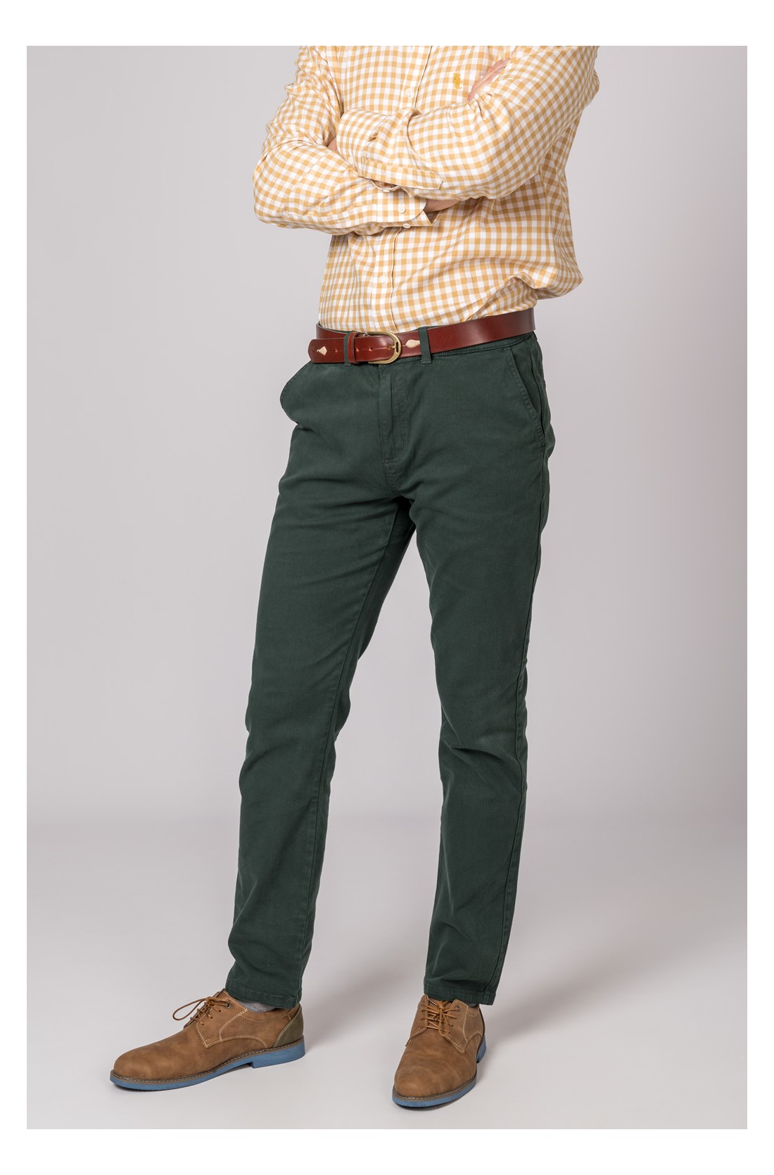 CALÇAS CHINO CLASSIC VERDE BOSQUE