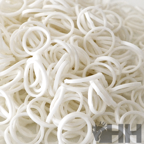 ELÁSTICOS P/CRINAS DE SILICONE (SACO 500 UNIDADES)