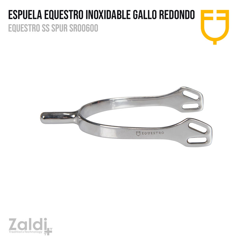 ESPORA EQUESTRO INOX PUA REDONDO SR00600 30mm