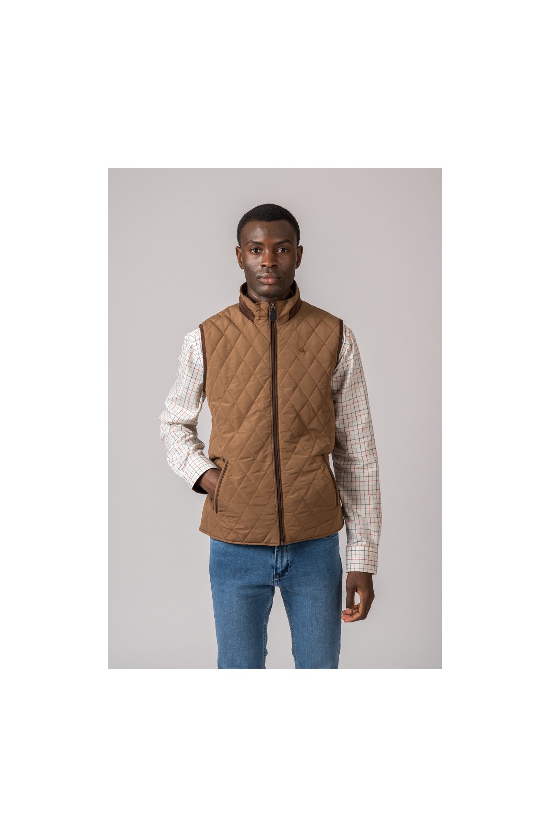 Colete Homem Cro British Camel