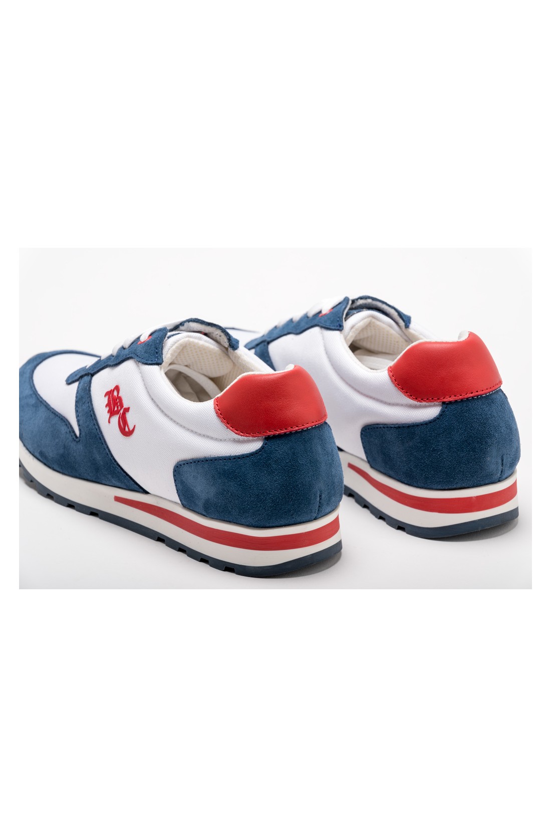 Ténis Azul e Branco British Cotton