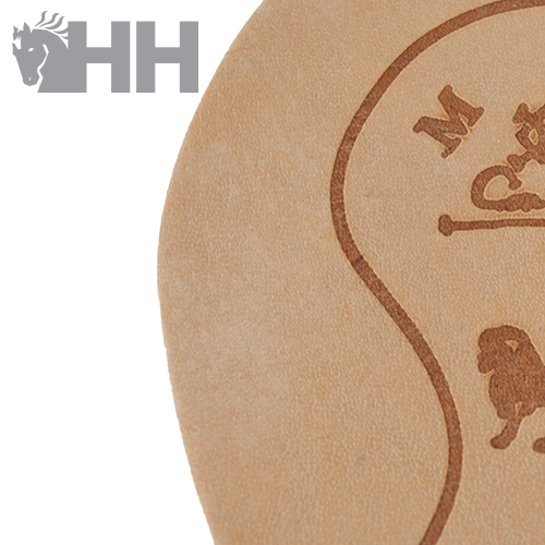 PALMILHA COM COURO FERRAÇÃO COMPENSADA FECHADA DE COURO